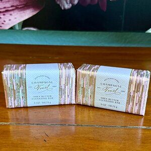 2 for $30 SALE - NEW 2-Pc Champagne Toast Shea Butter Cleansing Bars 5oz Each